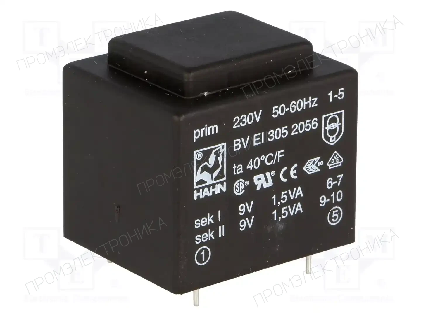 HAHN BV EI 305 2056 — Трансформаторы PCB