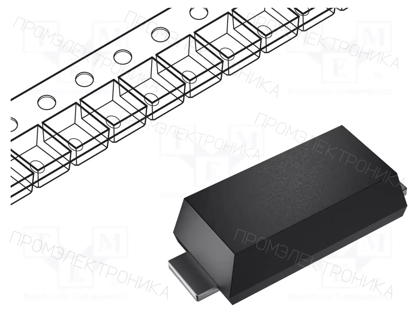 TAIWAN SEMICONDUCTOR SS54FSH — Диоды Шотки SMD