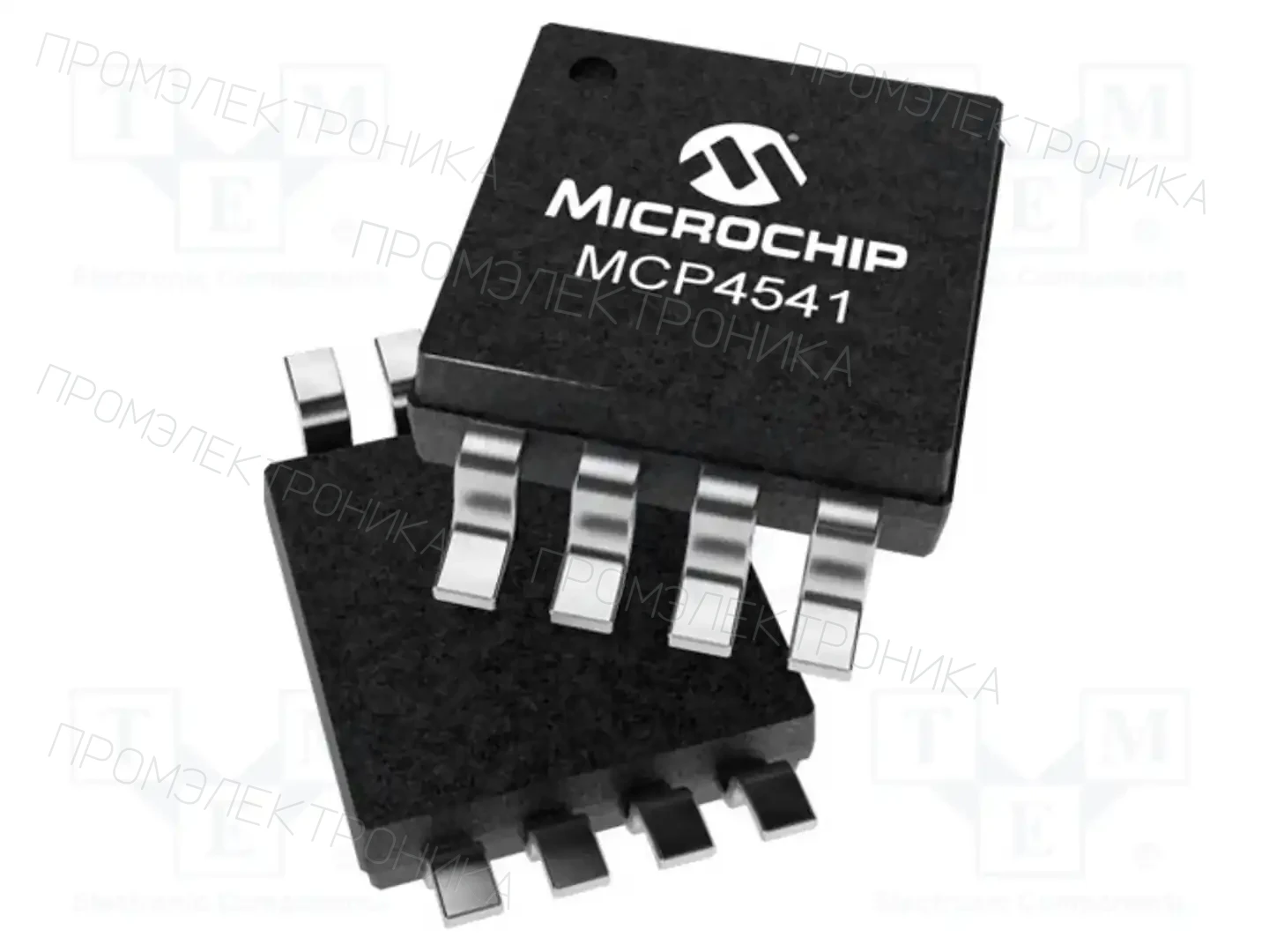 Microchip Technology MCP4541-104E/MS — Потенциометры цифровые