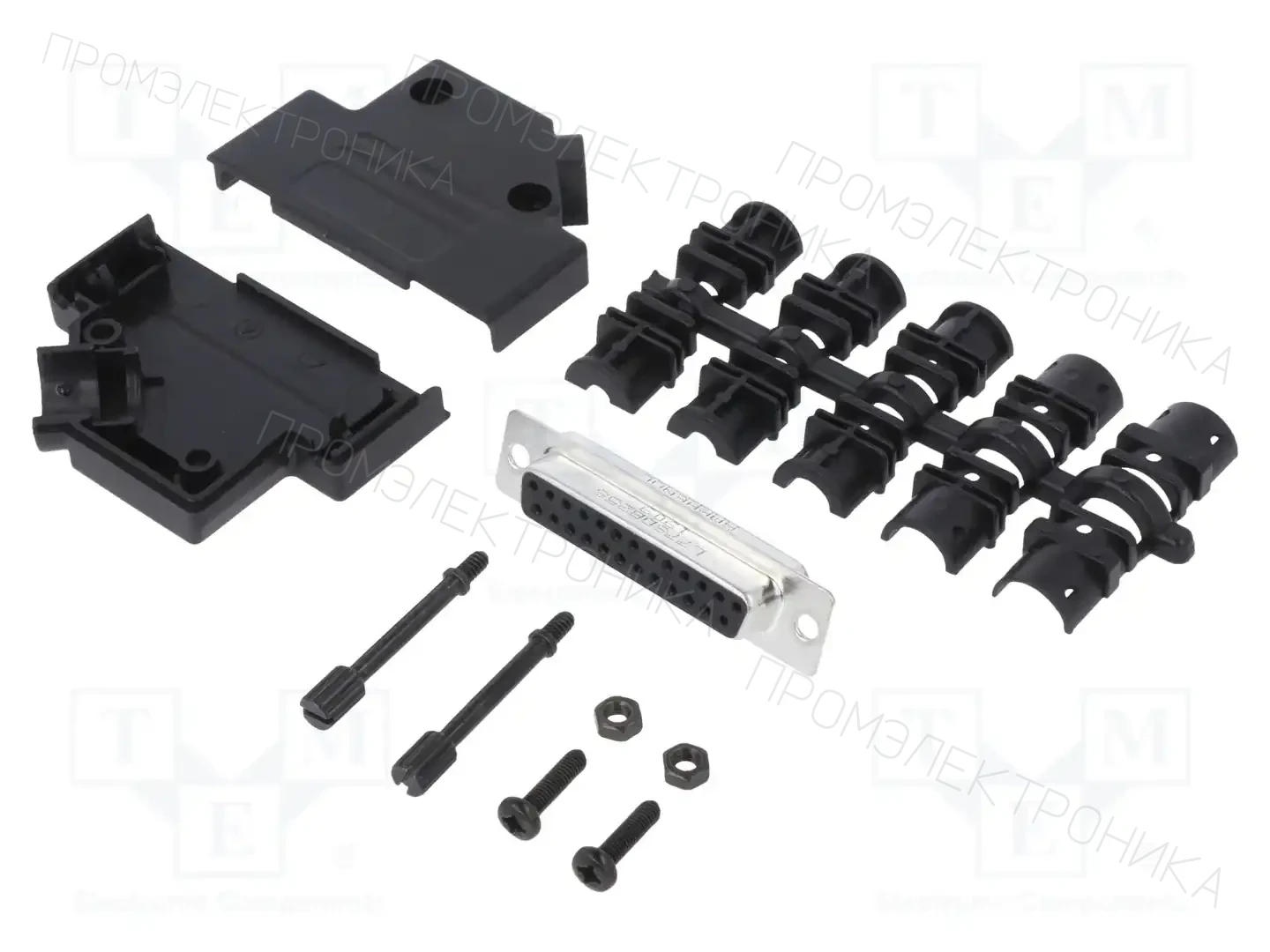 AMPHENOL COMMUNICATIONS SOLUTIONS L17D45PK-P-25+L77SDB25S — Комплектные штекеры D-Sub