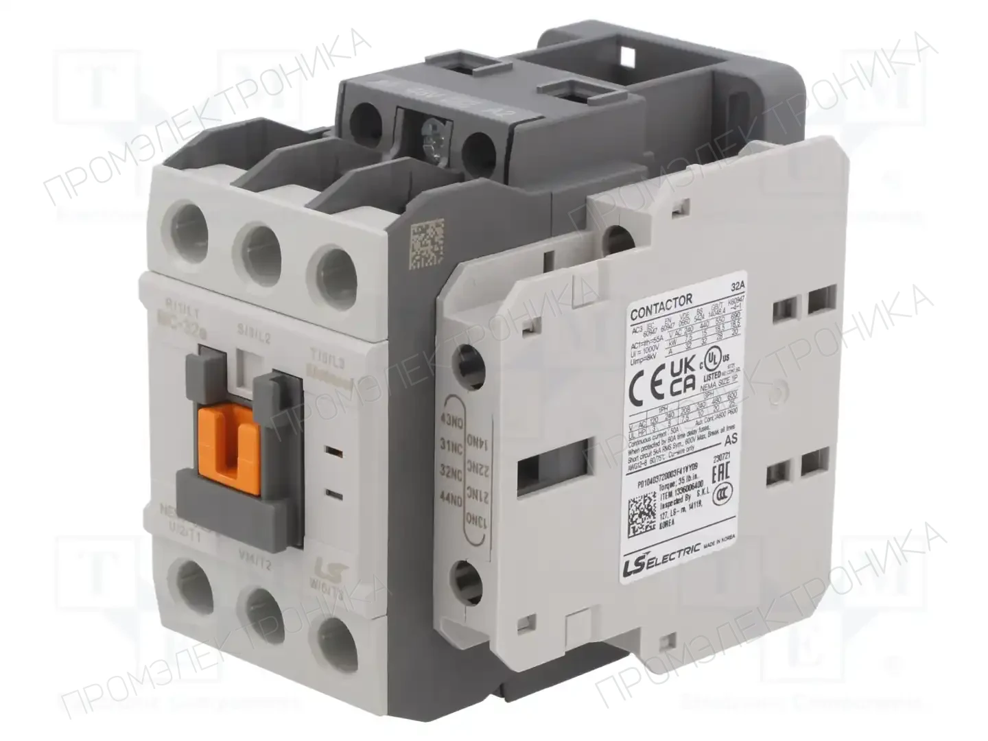 LS ELECTRIC MC-32A 48VAC 1A1B — Контакторы - главные модули