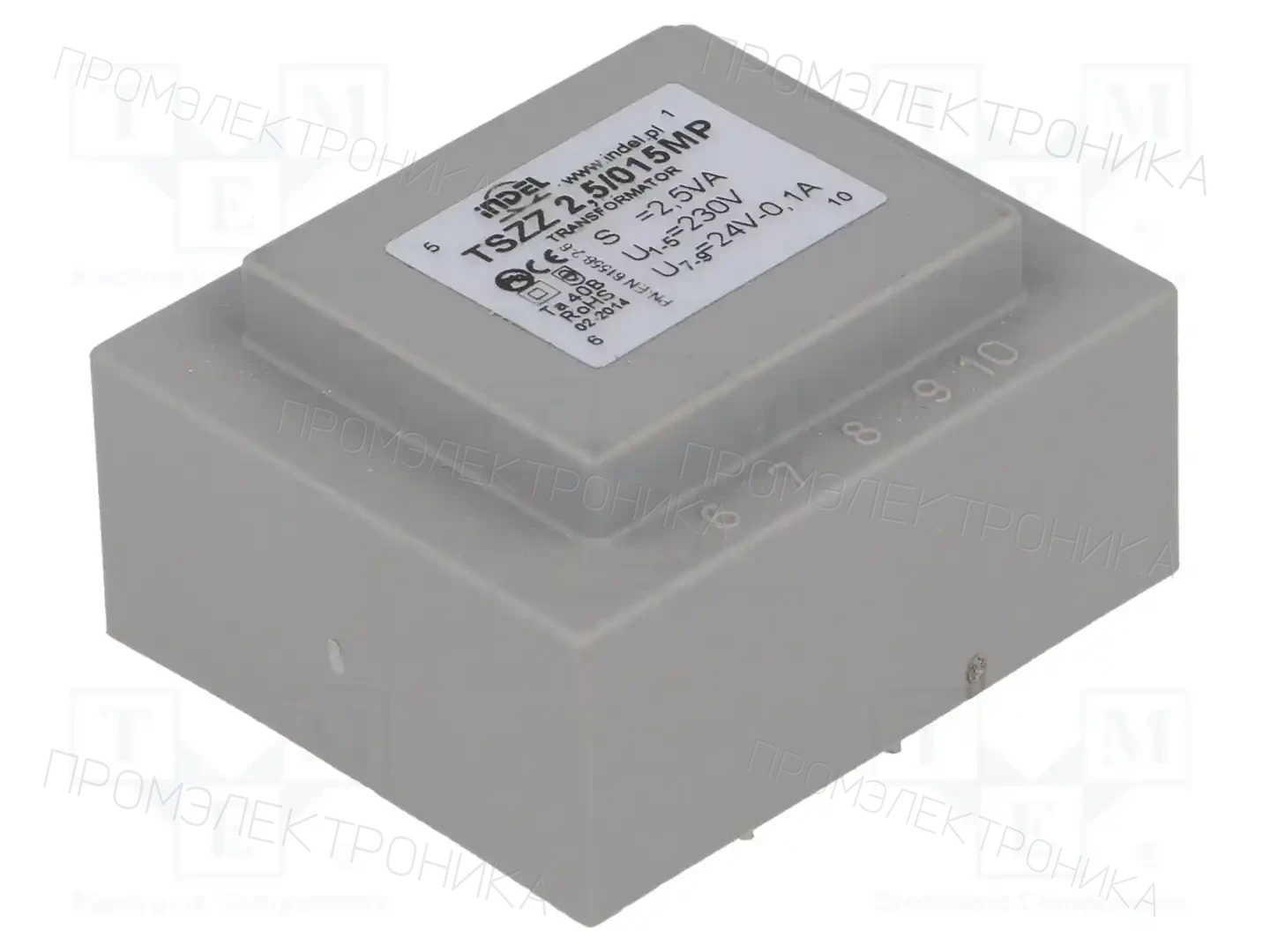INDEL TSZZ2.5/015M — Трансформаторы PCB
