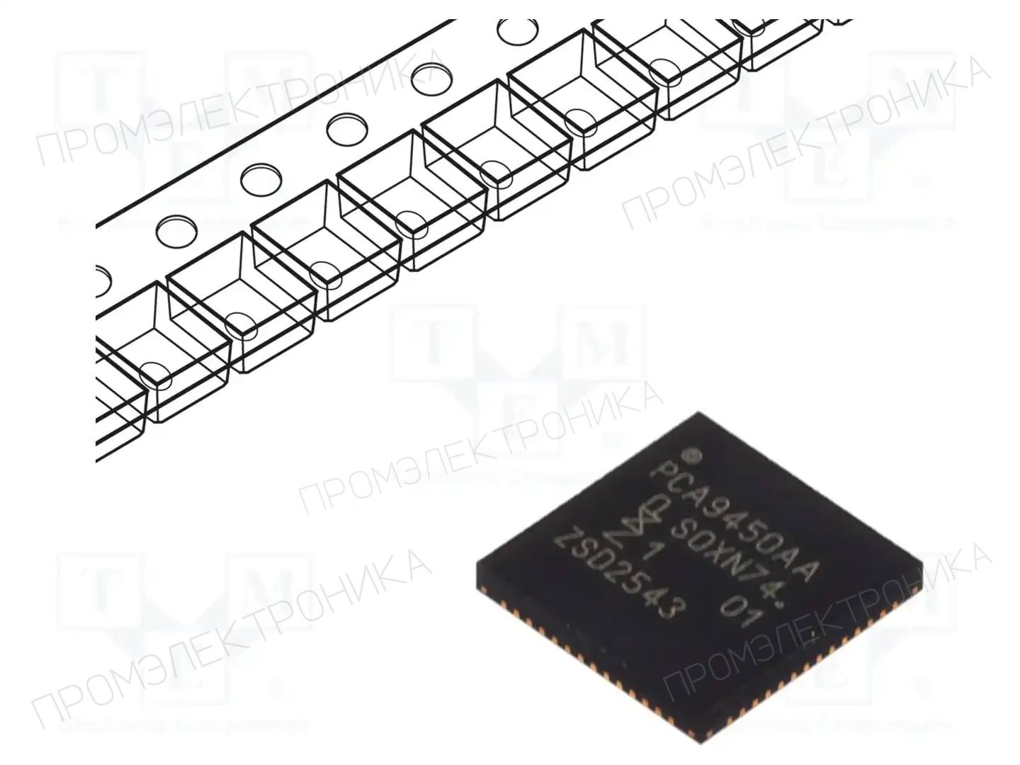 NXP PCA9450AAHNY — Регуляторы напряжения - микросхемы DC/DC