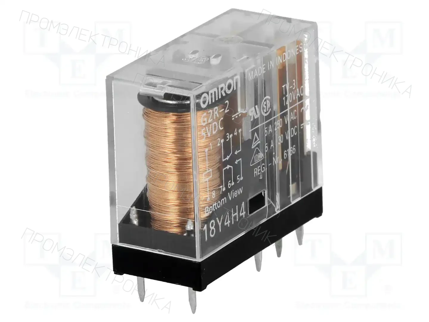 OMRON Electronic Components G2R-2 5VDC — Реле электромагн. миниатюрные