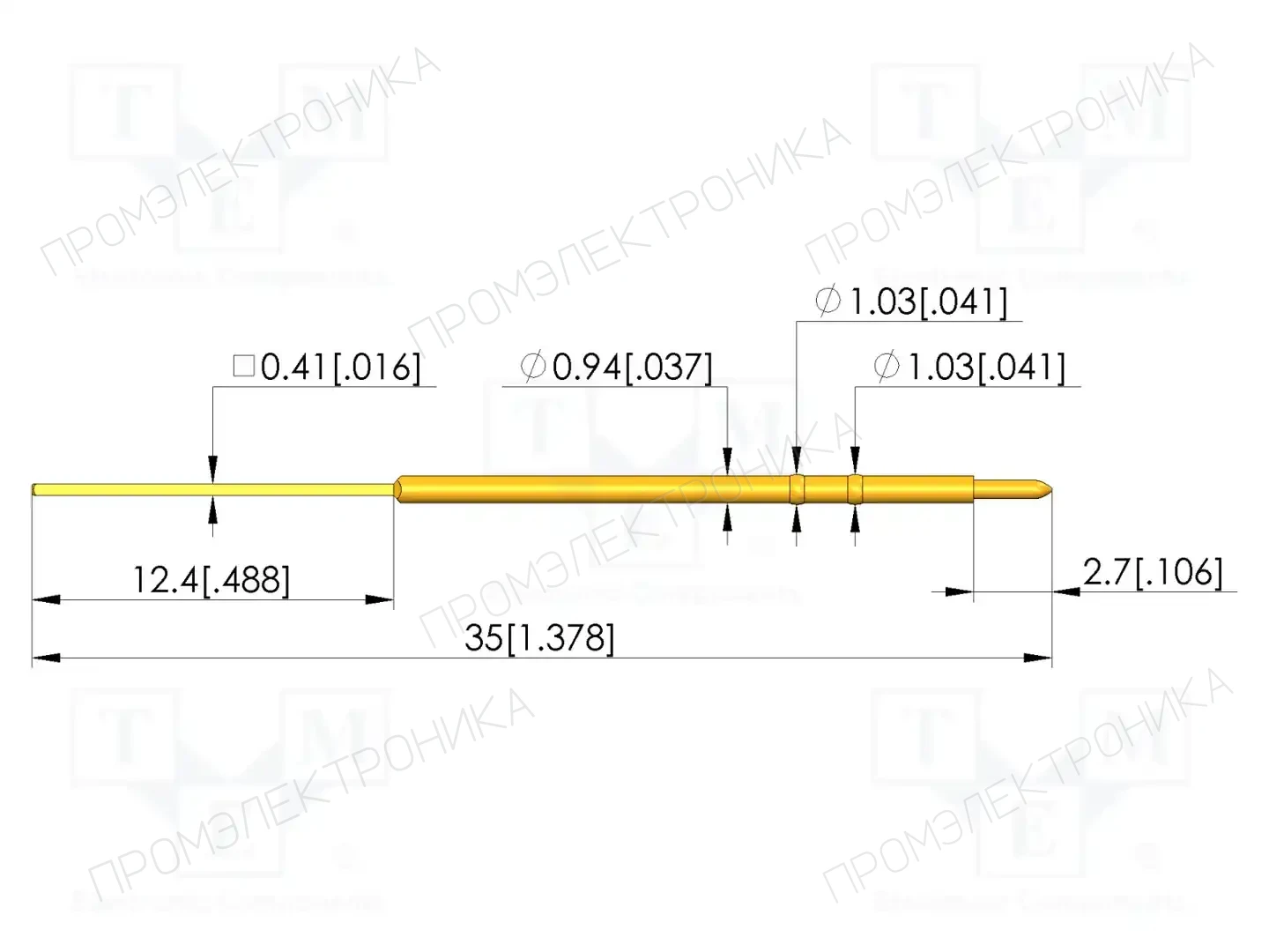 INGUN KT-S050-0001 — Гнёзда для измерительных щупов