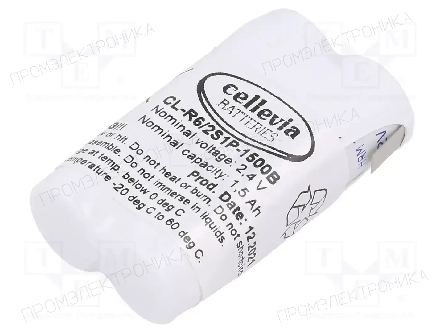 CELLEVIA BATTERIES CL-R6/2S1P-1500B — Аккумуляторы