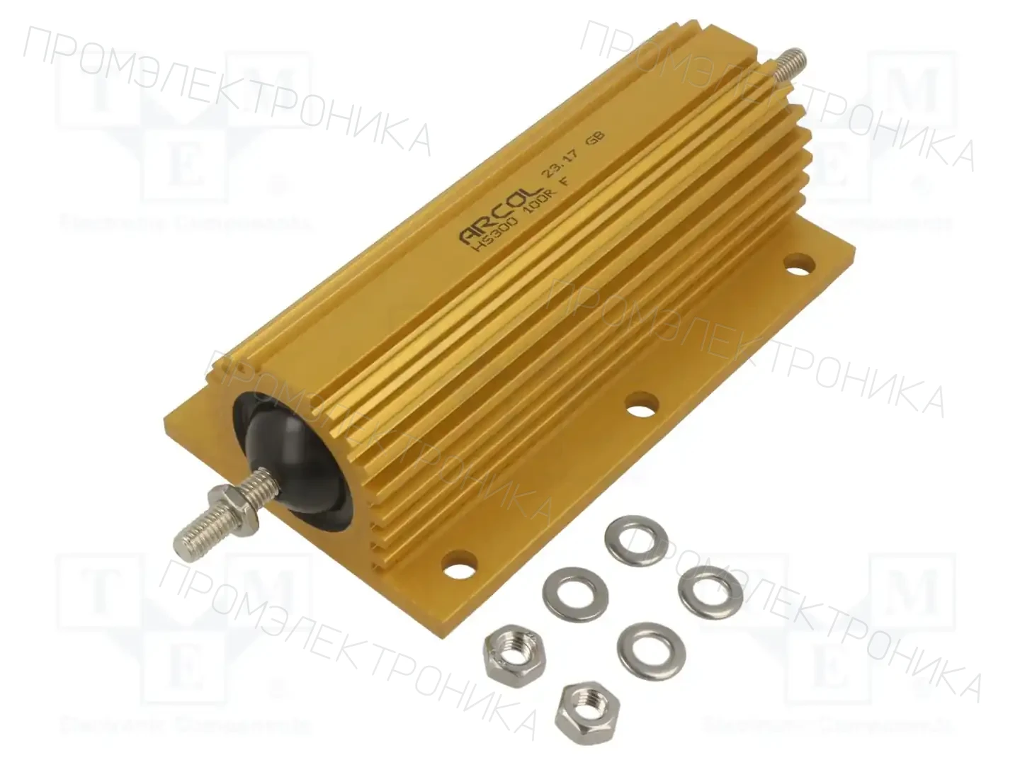 ARCOL/OHMITE HS300 100R F — Резисторы мощности