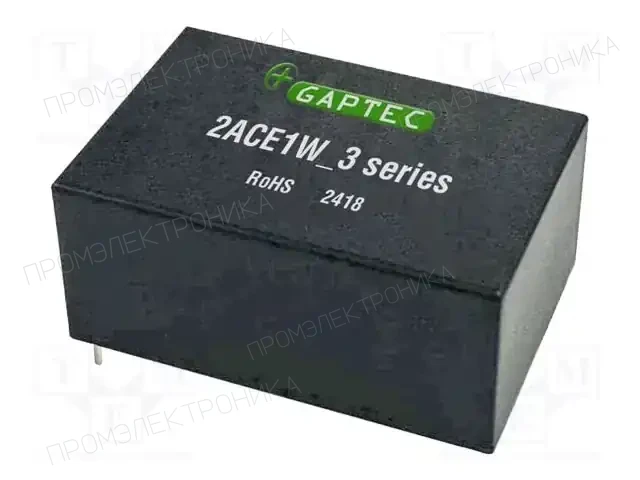 GAPTEC Electronic 2ACE1W_12S3 — Преобразователи AC/DC для PCB