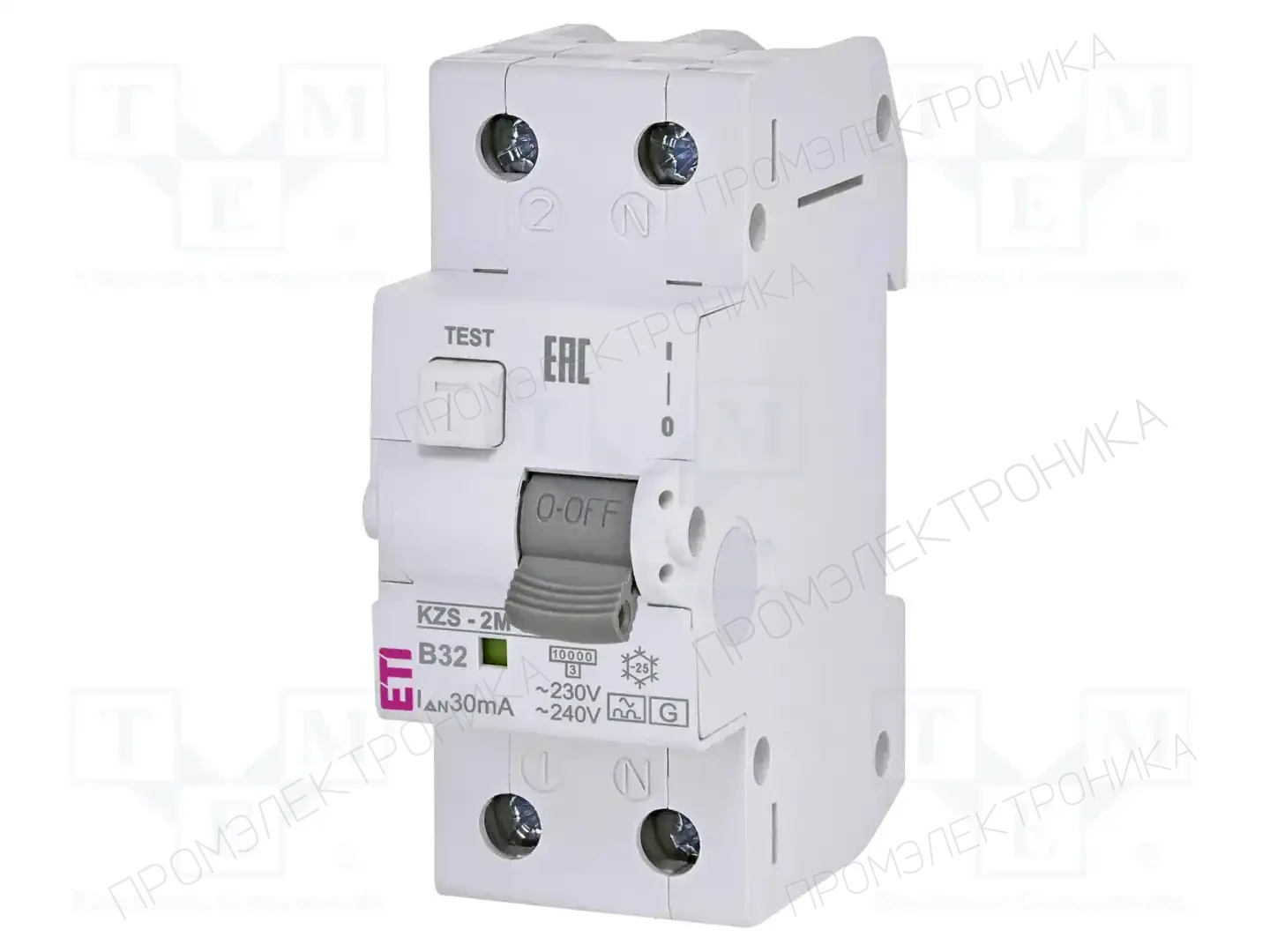ETI POLAM KZS-2M A G/KV B32/0.03 — Дифференциальные выключатели