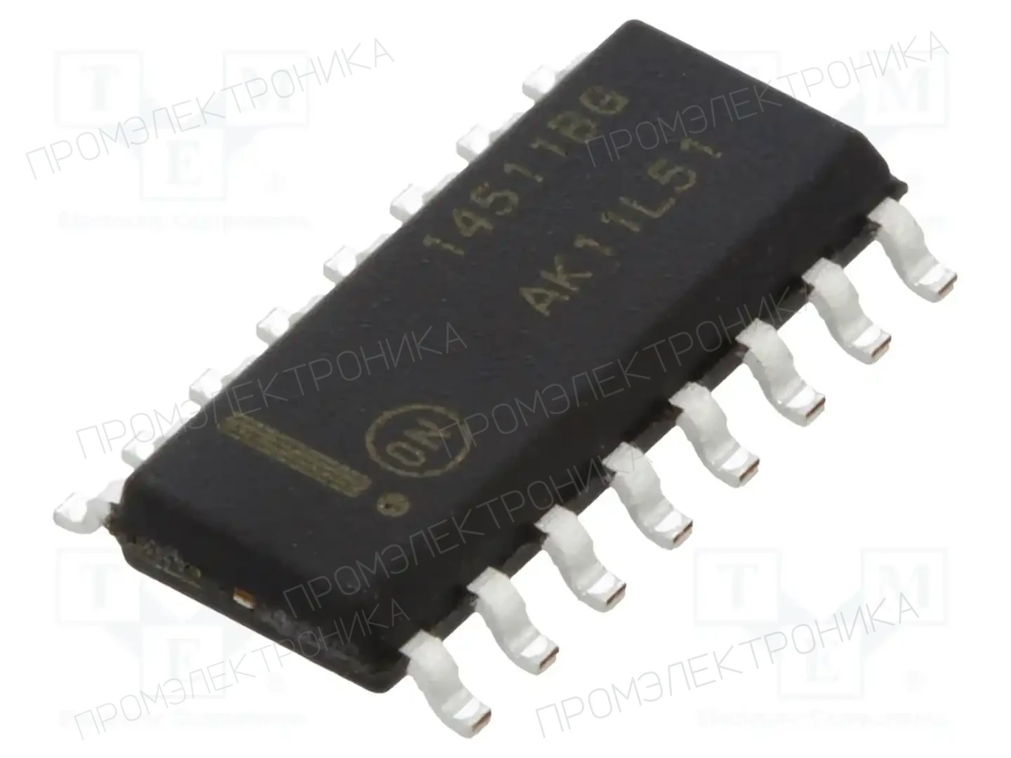 onsemi MC14511BDG — Декодеры, мультиплексоры, переключатели