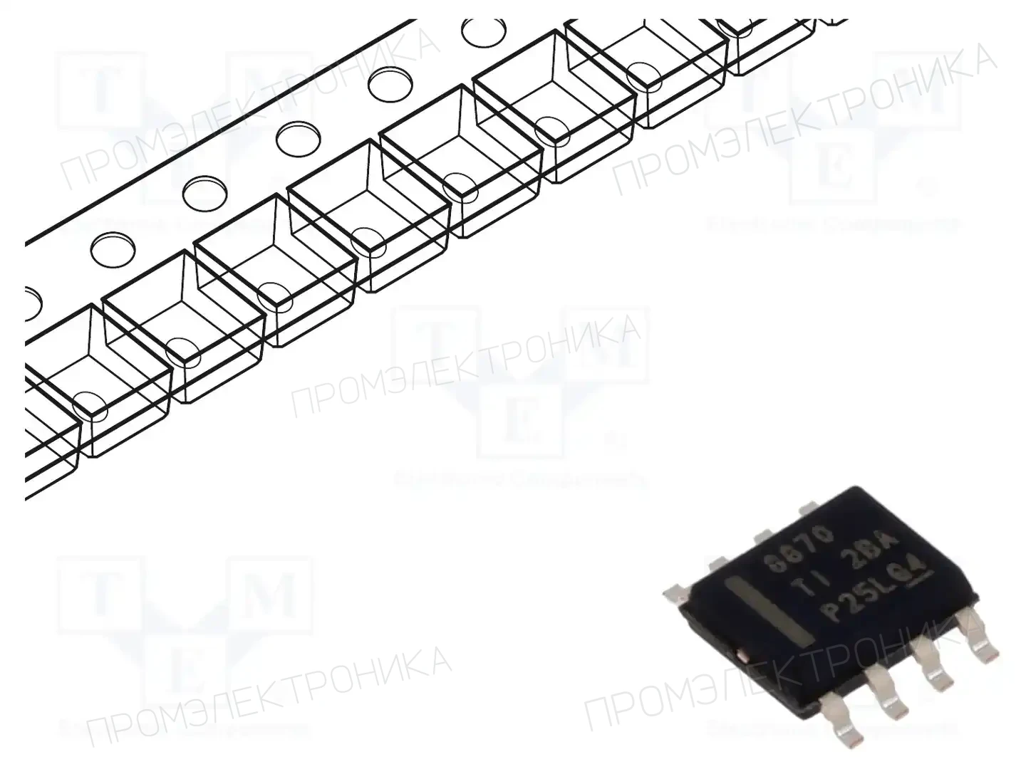 Texas Instruments DRV8870DDAR — Драйверы двигательные и ШИМ
