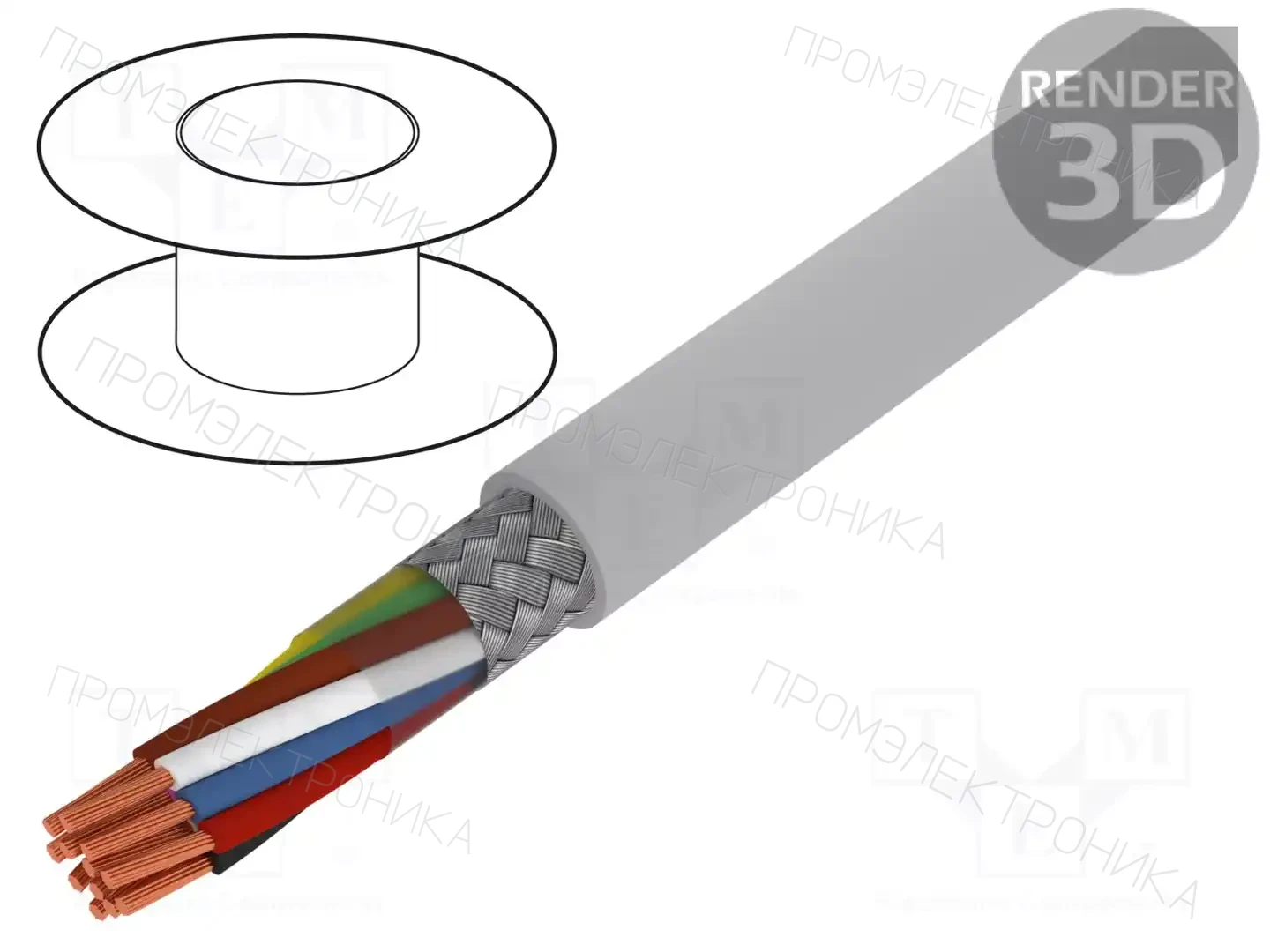 BITNER S30595 — Провода многожильные экранированные