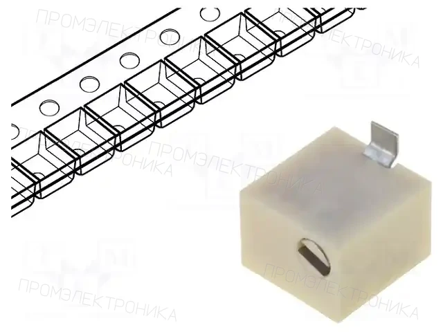 BOURNS 3224X-1-104E — Потенциометры SMD многооборотные