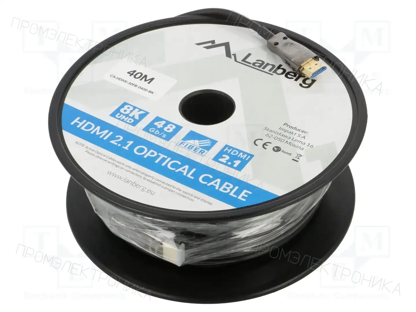 LANBERG CA-HDMI-30FB-0400-BK — Кабели и адаптеры HDMI, DVI, DisplayPort