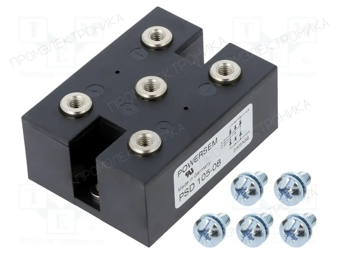 POWERSEM PSD 105/08 — Трехфазные мосты диодные