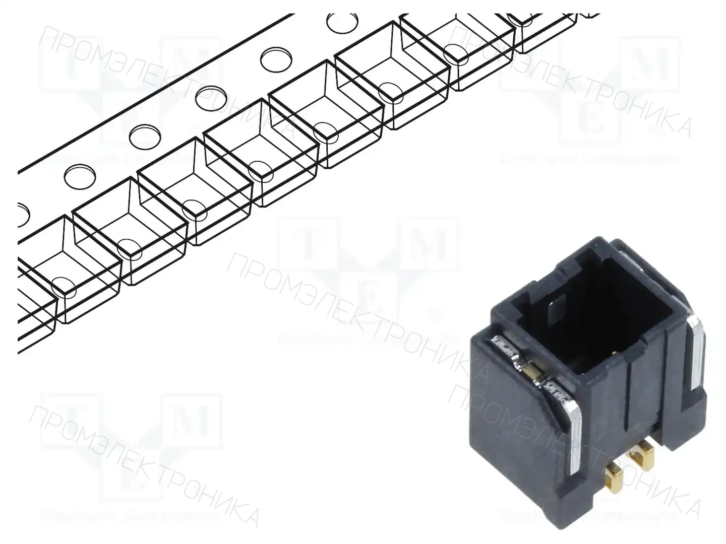 HIROSE DF51K-2P-2V(805) — Разъeмы сигнальные растр 2,00мм