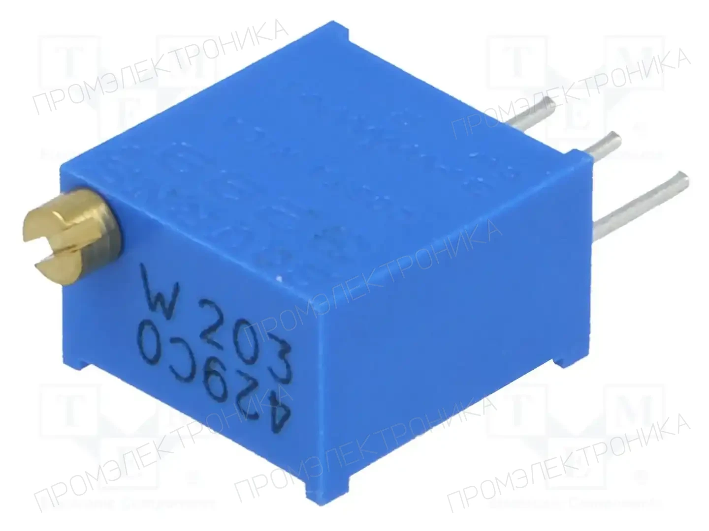 BOURNS 3299W-1-203LF — Потенциометры THT многооборотные 3/8 дм