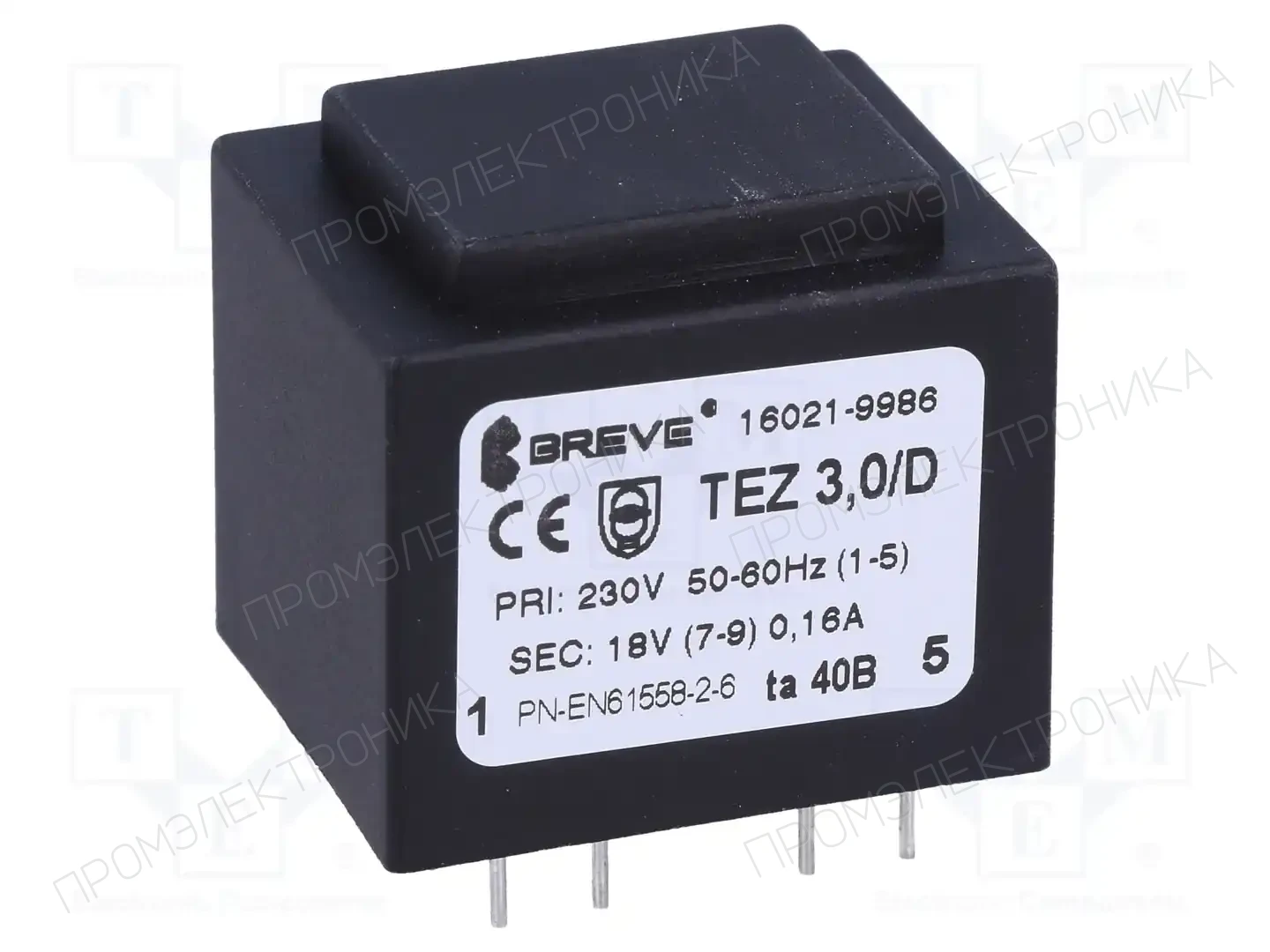 BREVE TUFVASSONS 16021-9986 — Трансформаторы PCB