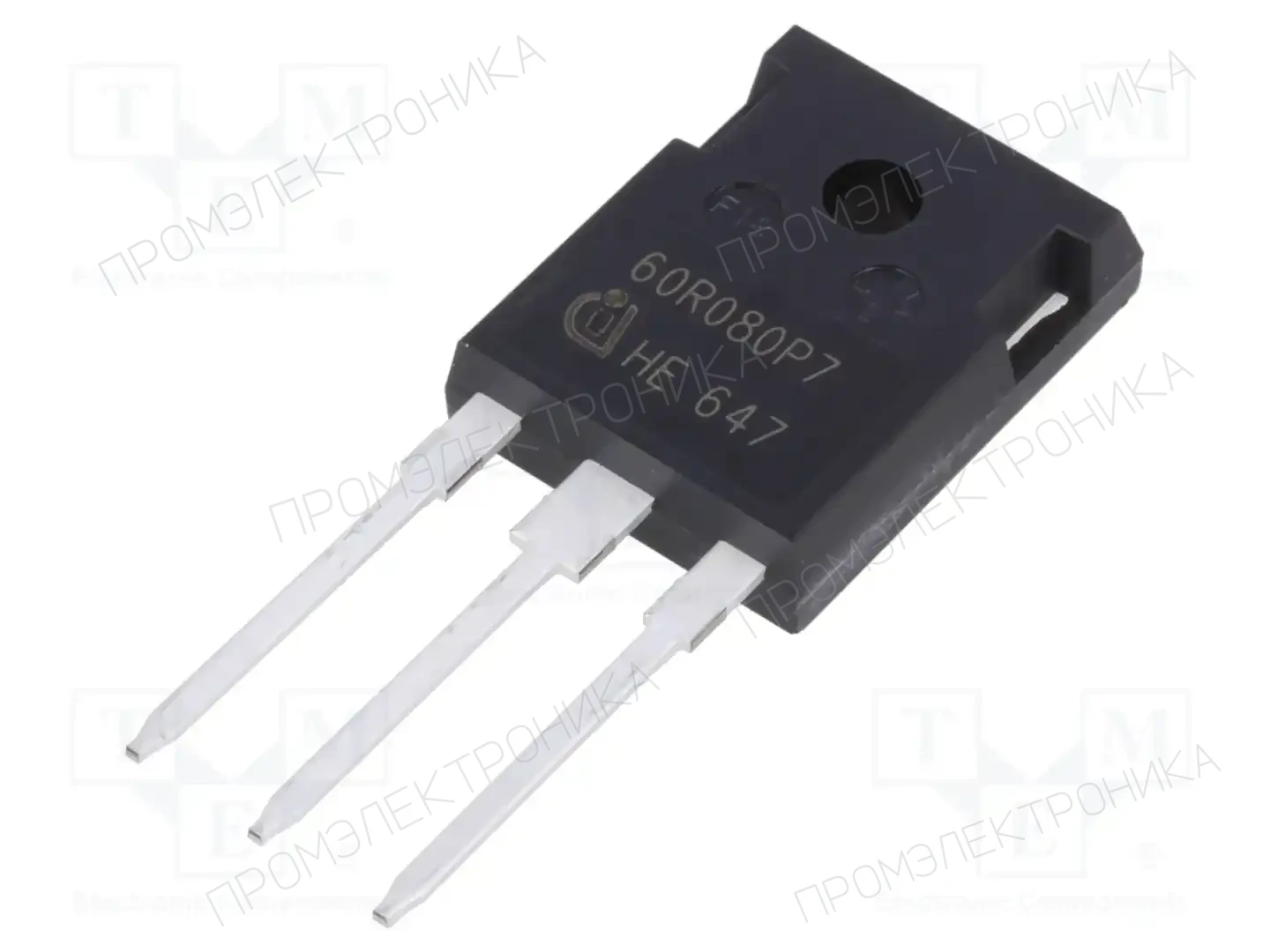Infineon Technologies IPW60R080P7 — Транзисторы с каналом N THT