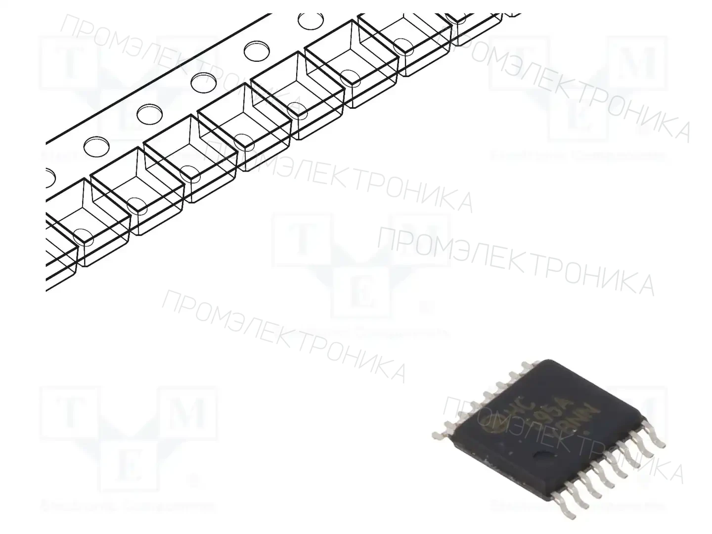onsemi MC74HC595ADTR2G — Сдвигающие регистры