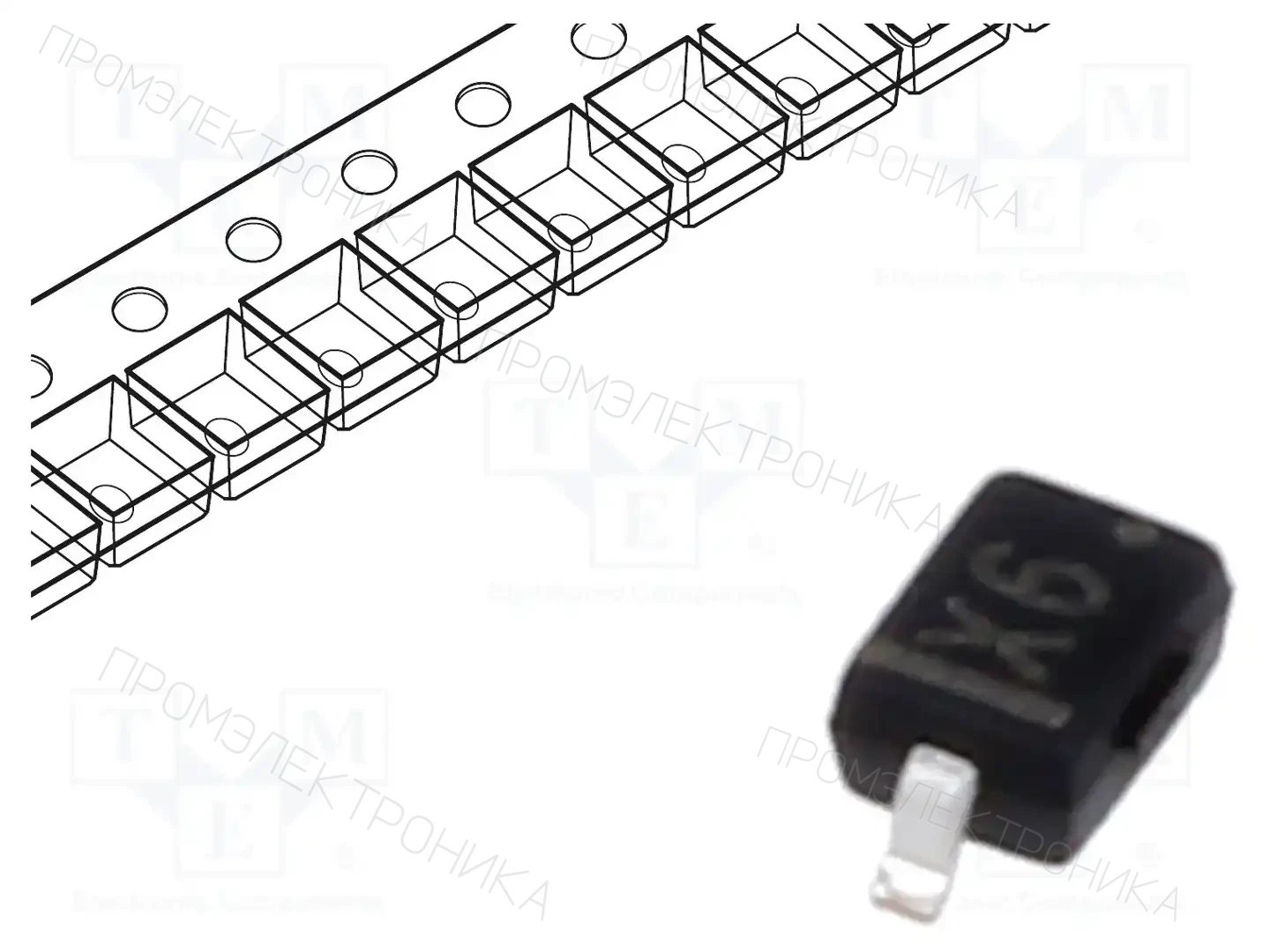 MICRO COMMERCIAL COMPONENTS BSR106WS-TP — Диоды Шотки SMD