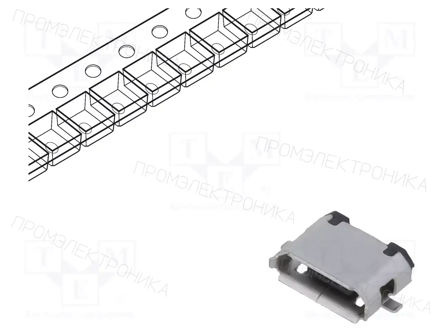 GCT USB3085-30-A — Разъeмы USB и IEEE1394