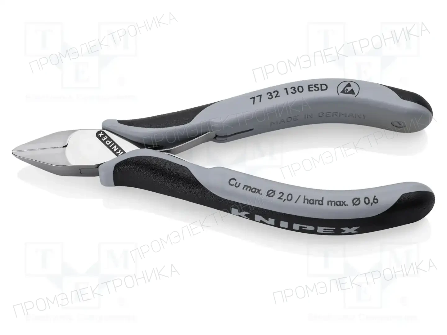 KNIPEX 77 32 130 ESD — Клещи-кусачки для резки