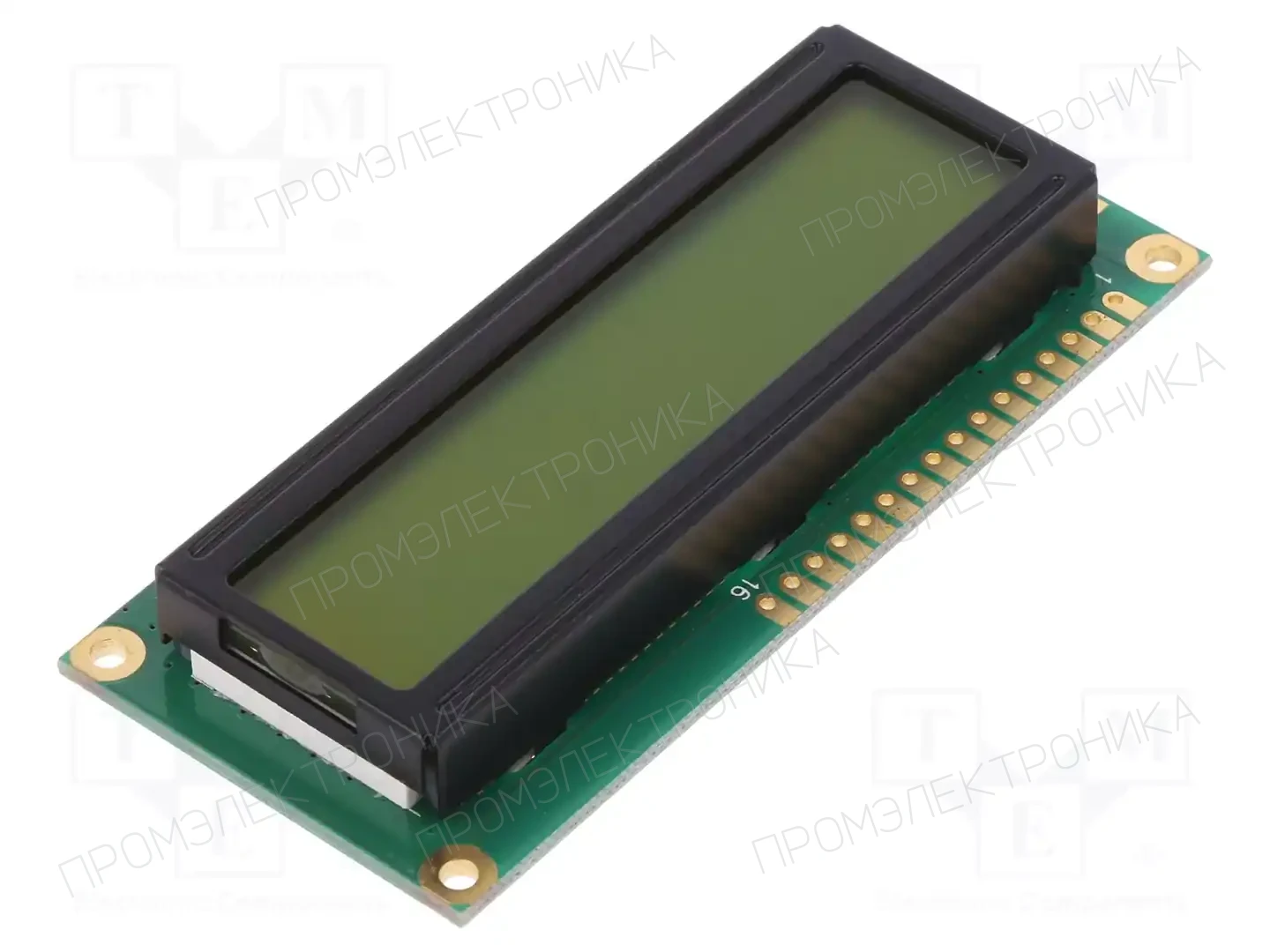 POWERTIP NPC1602LRU-GWT-H — Дисплеи LCD буквенно-цифровые
