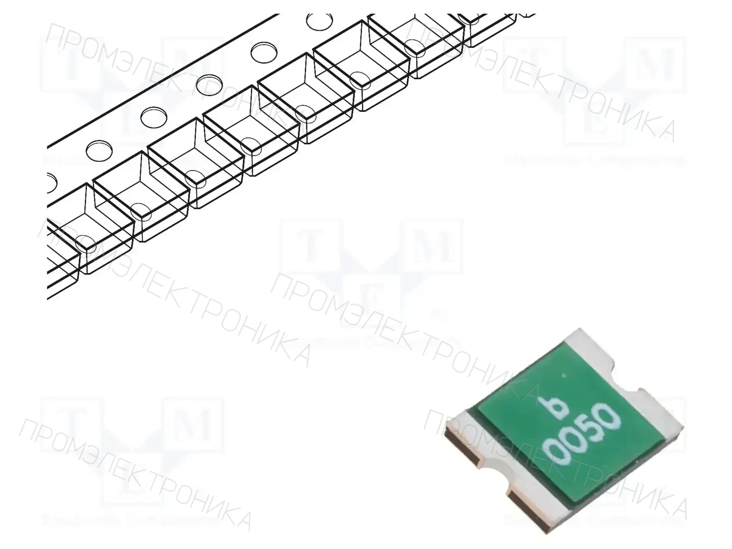 BEL FUSE 0ZCG0050FF2C — Предохранители полимерные SMD