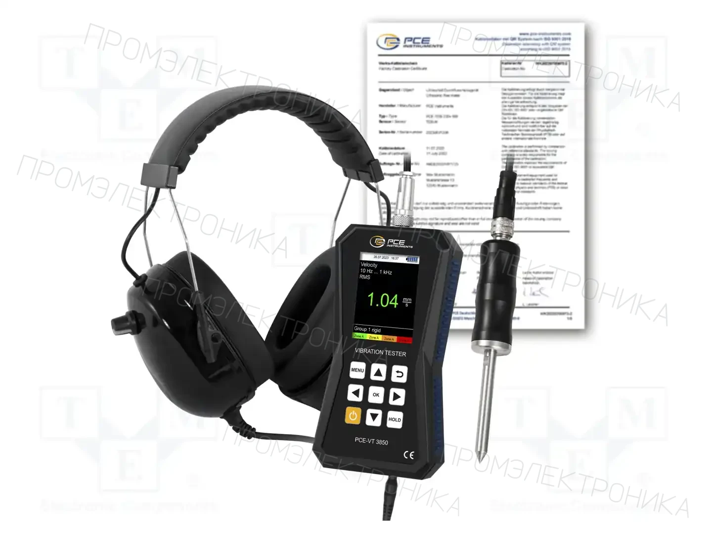 PCE INSTRUMENTS PCE-VT 3850S-ICA — Виброметры