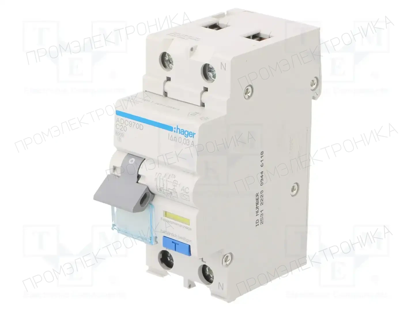HAGER ADC970D — Дифференциальные выключатели