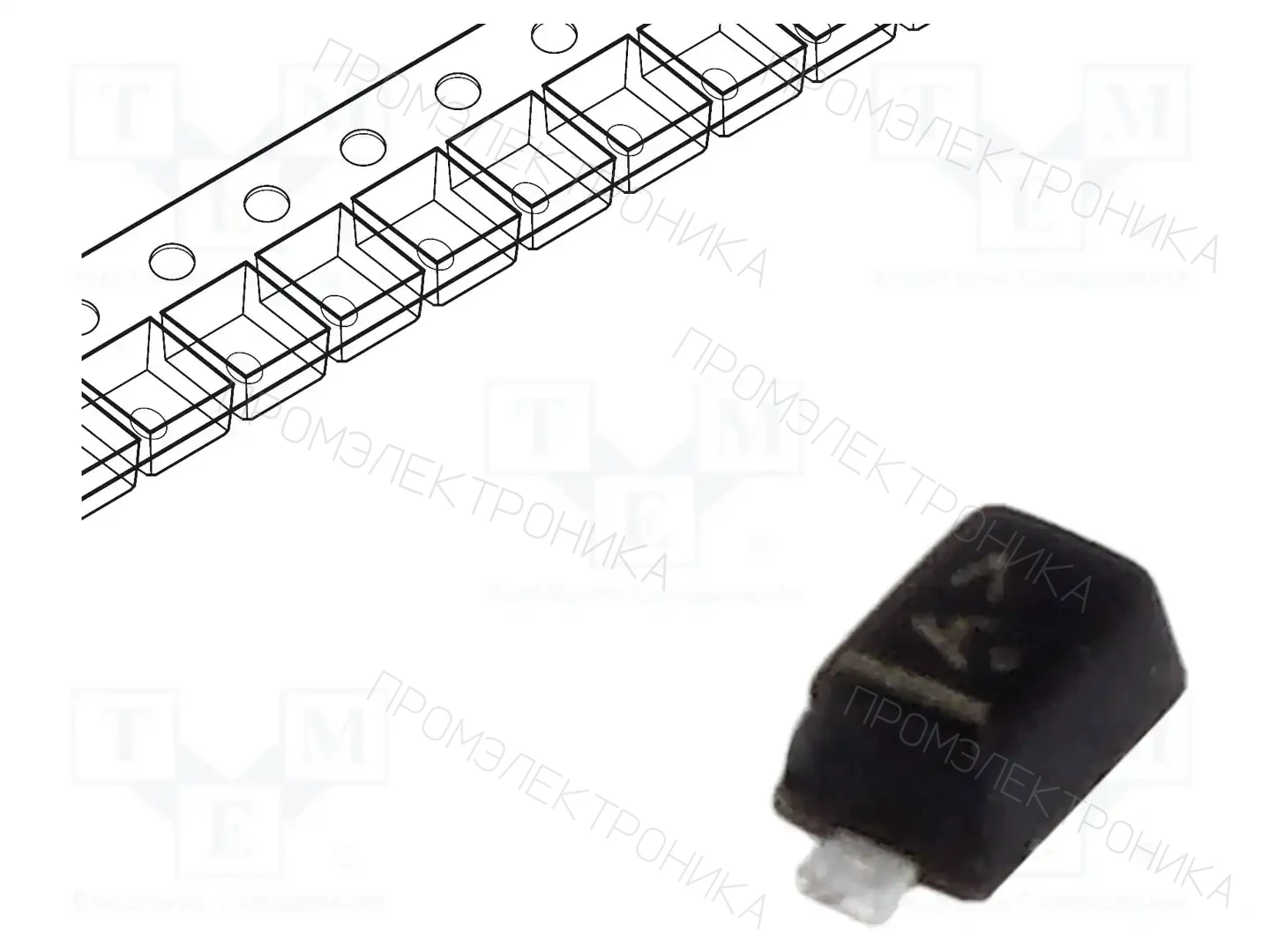 onsemi 1SS400T1G — Универсальные диоды SMD