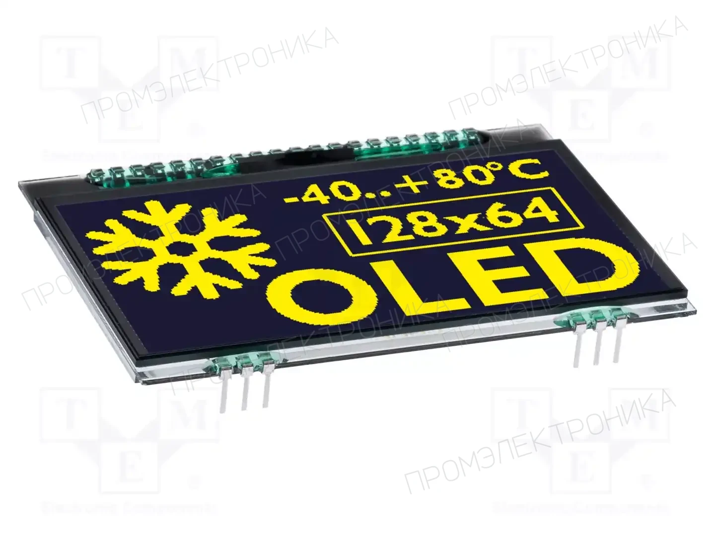 DISPLAY VISIONS EA OLEDL128-6GGA — Дисплеи OLED графические