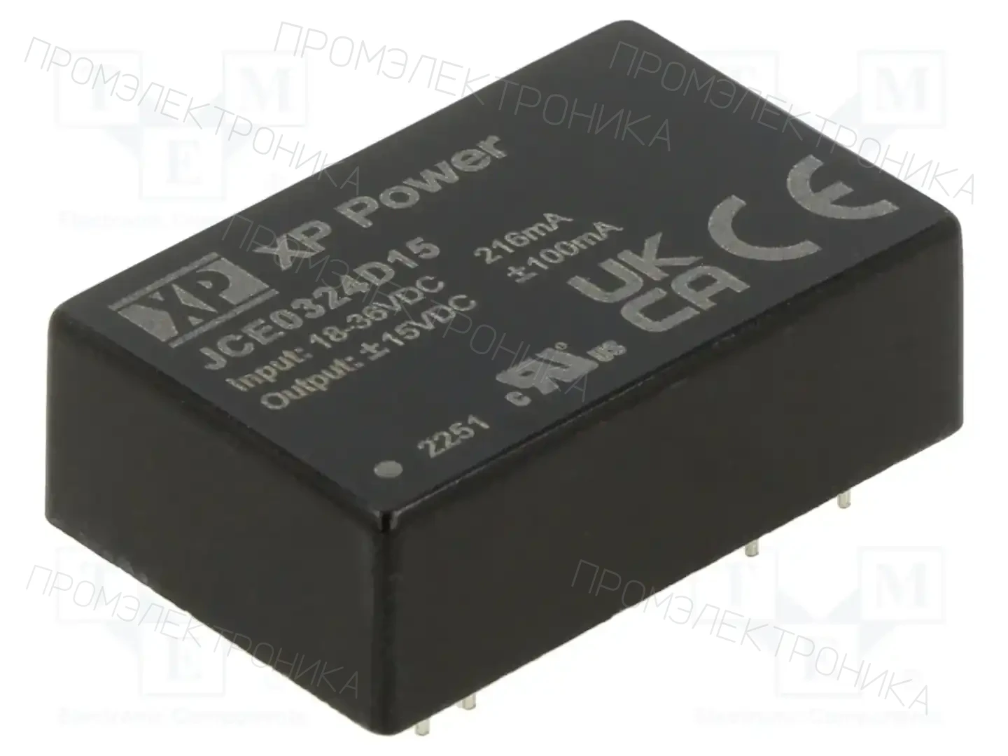 XP POWER JCE0324D15 — Преобразователи DC/DC