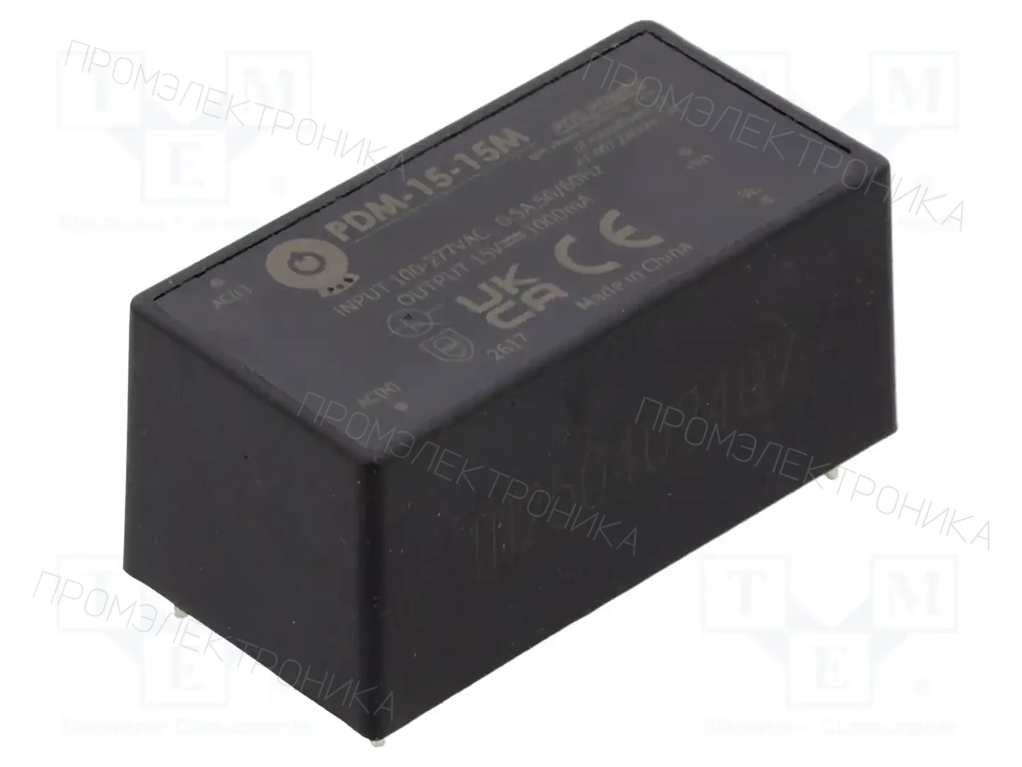 POS PDM-15-15M — Преобразователи AC/DC для PCB