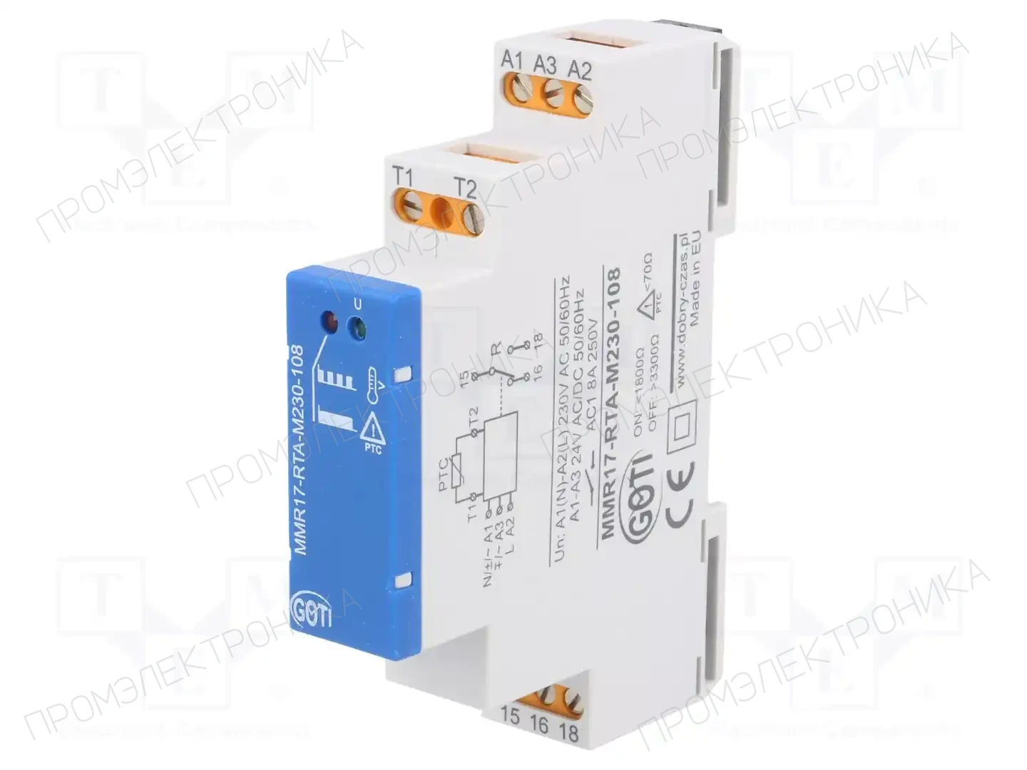 DOBRY CZAS MMR17-RTA-M230-108 — Контрольные реле