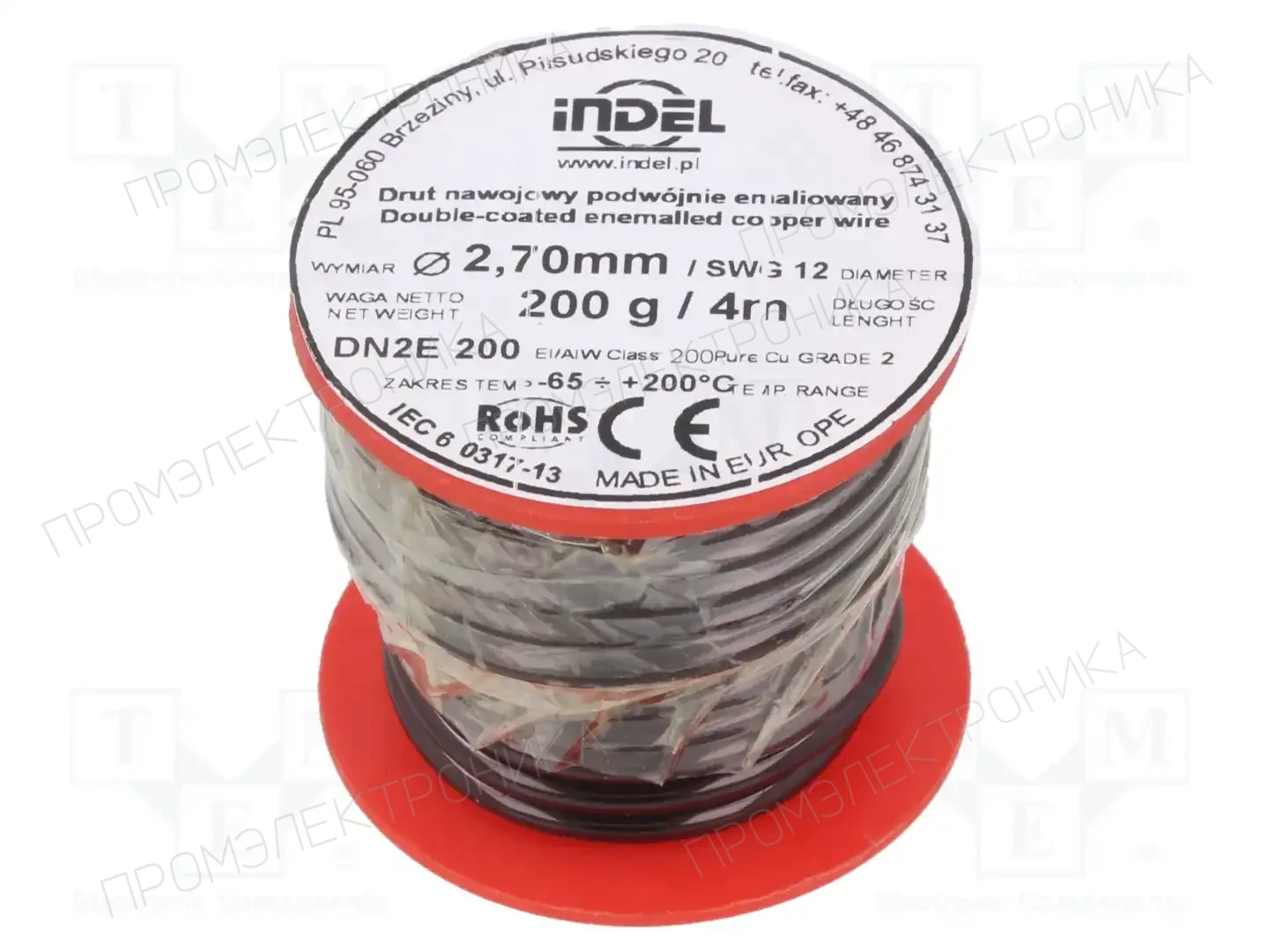 INDEL DN2E2,7-200G — Проволока обмоточная