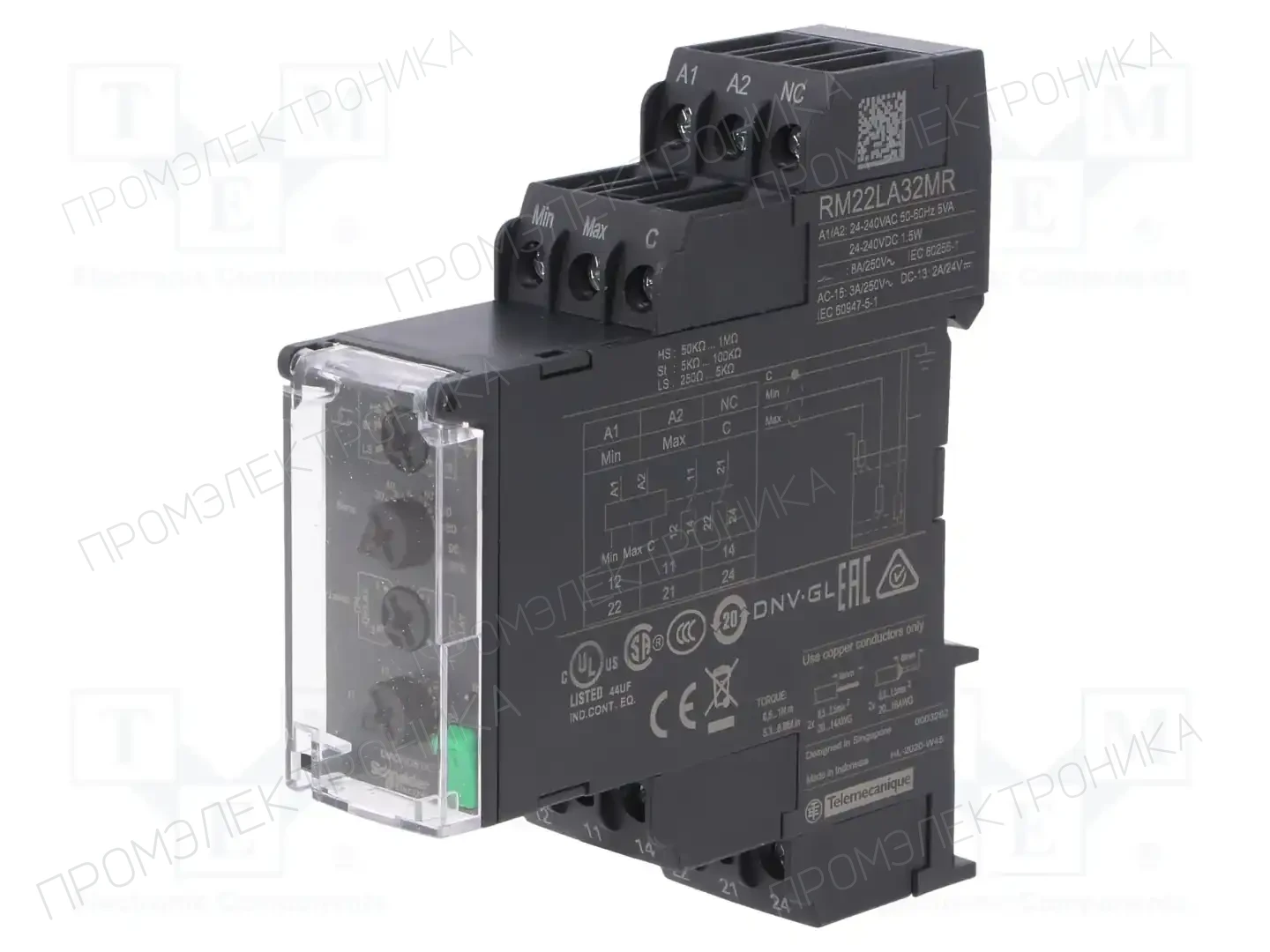SCHNEIDER ELECTRIC RM22LA32MR — Контрольные реле