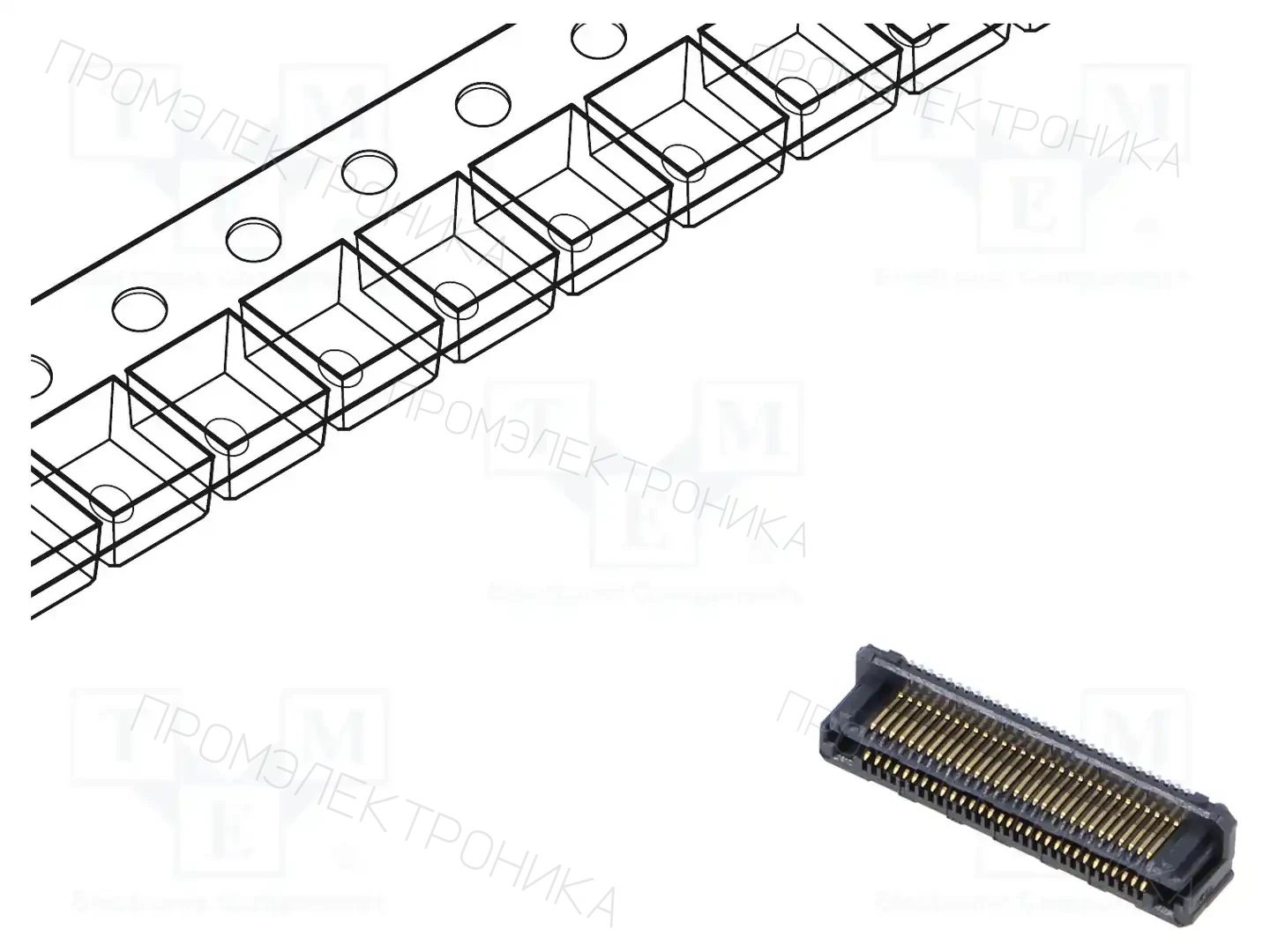 SAMTEC LSHM-130-02.5-F-DV-A-N-K-TR — Разъeмы пластина - пластина