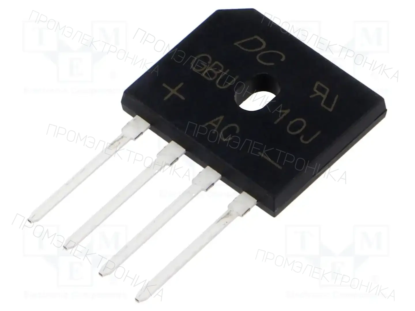 DC COMPONENTS GBU10J — Однофазные мосты диодные плоские