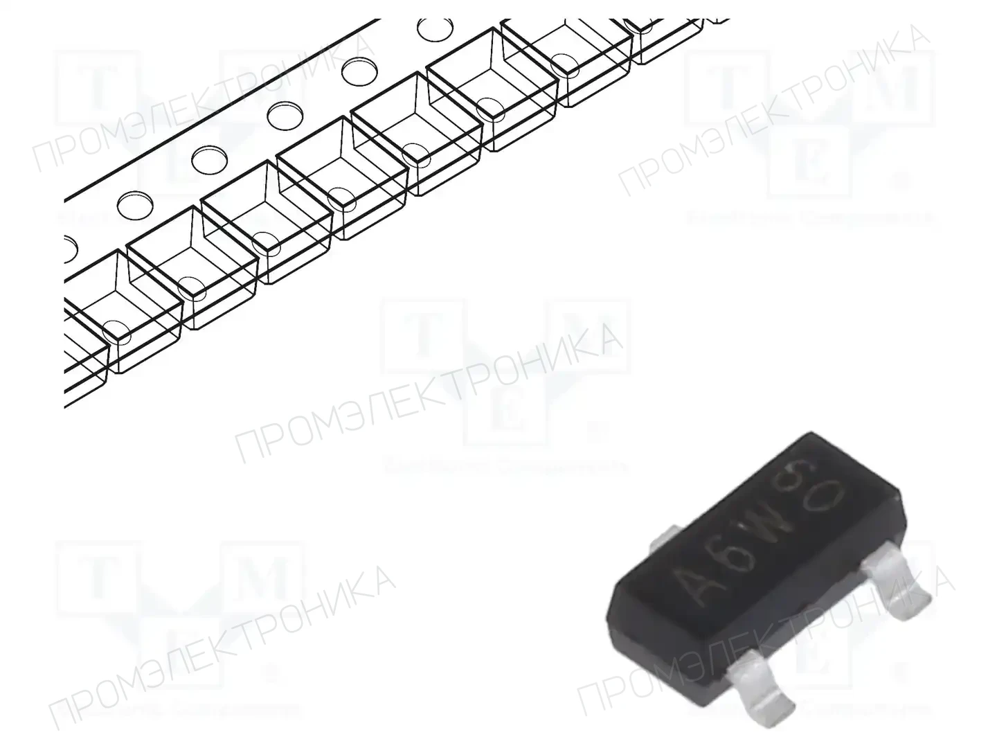 NEXPERIA BAS16,215 — Универсальные диоды SMD