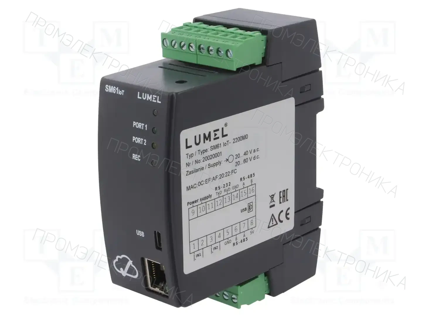 LUMEL SM61IOT-2200M0 — Регистраторы