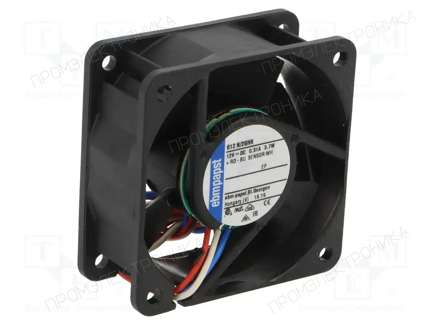 EBM-PAPST 612 N/2GHH — Вентиляторы DC 12V