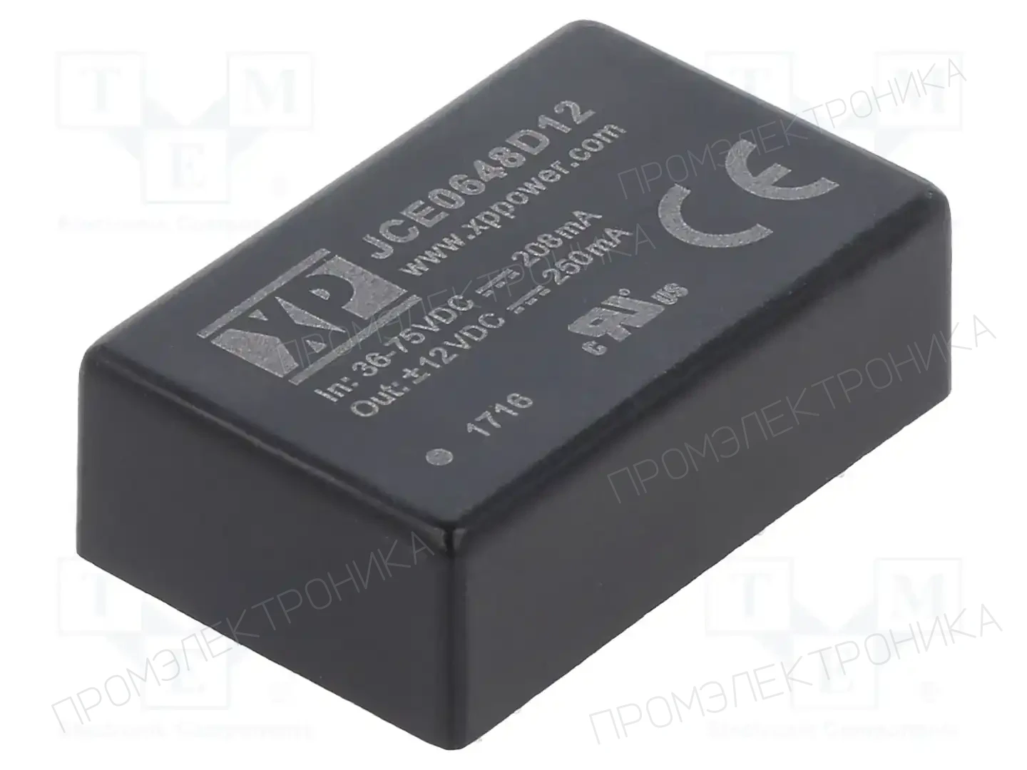 XP POWER JCE0648D12 — Преобразователи DC/DC