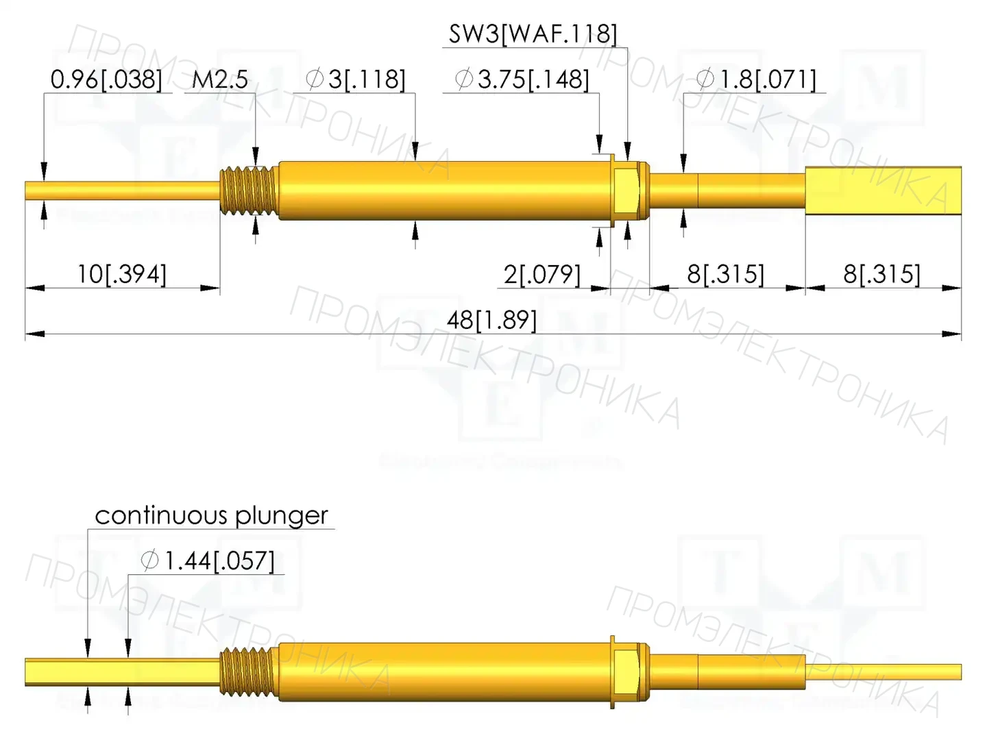 INGUN GKS-803 102 208 A 1502 M — Измерительные щупы