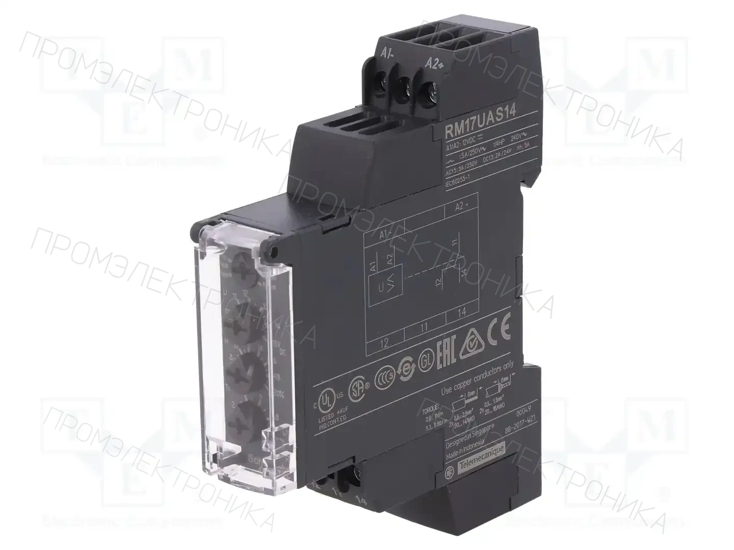 SCHNEIDER ELECTRIC RM17UAS14 — Контрольные реле