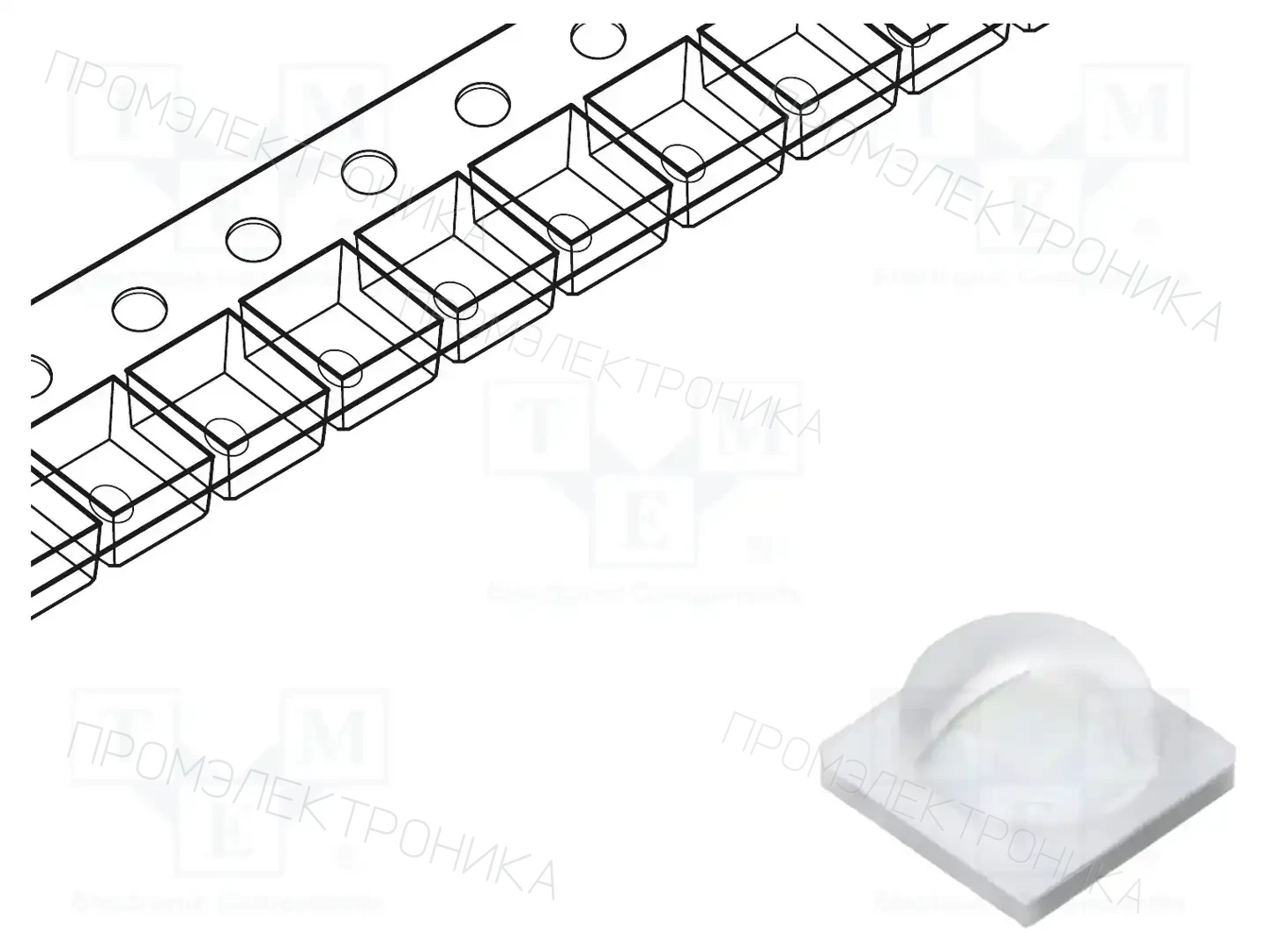 ProLight Opto PB2H-4BDE-HWFC — Диоды LED - "plants growth"