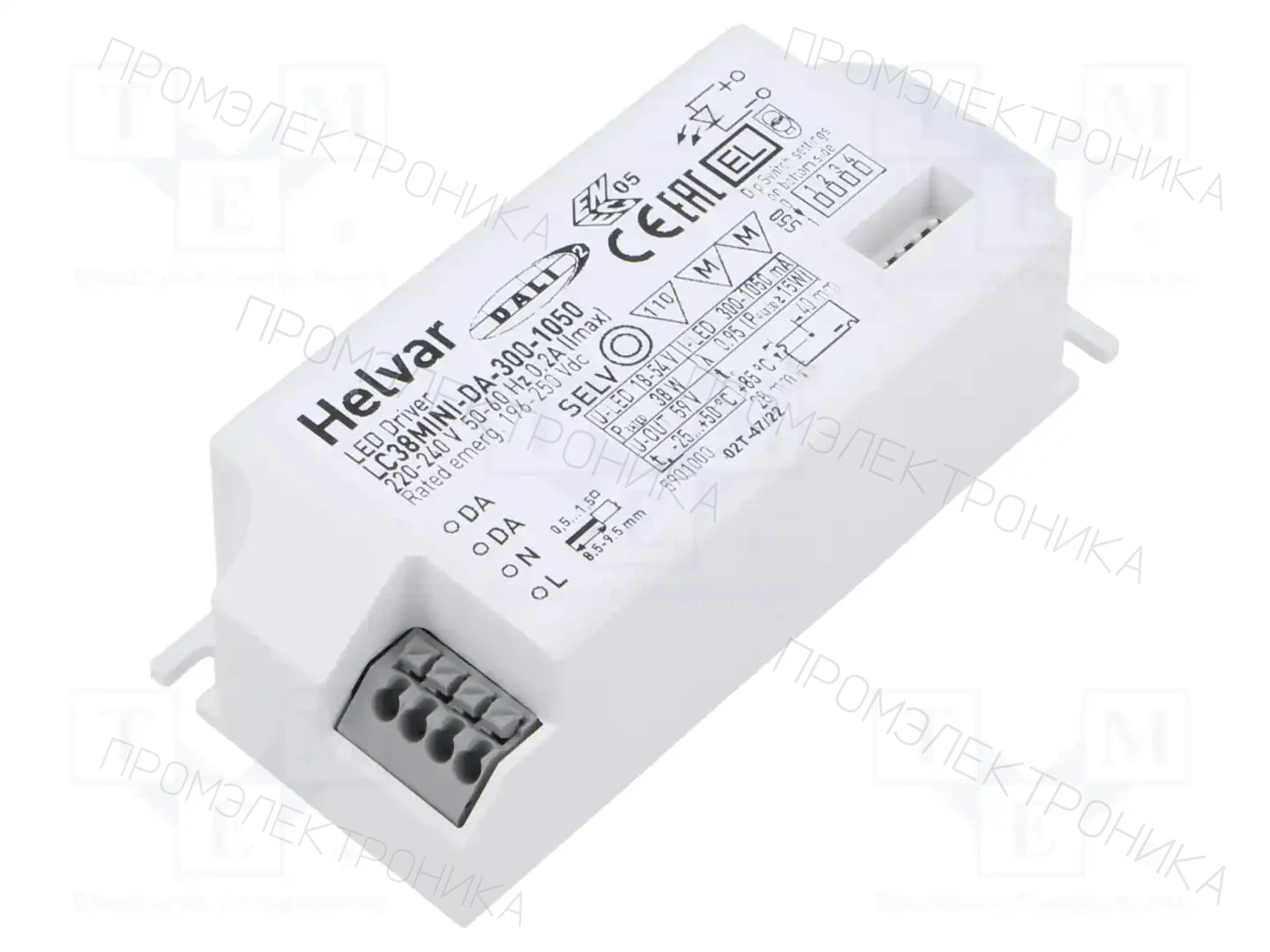 HELVAR LC 38 MINI-DA-300-1050 — Блоки питания для LED