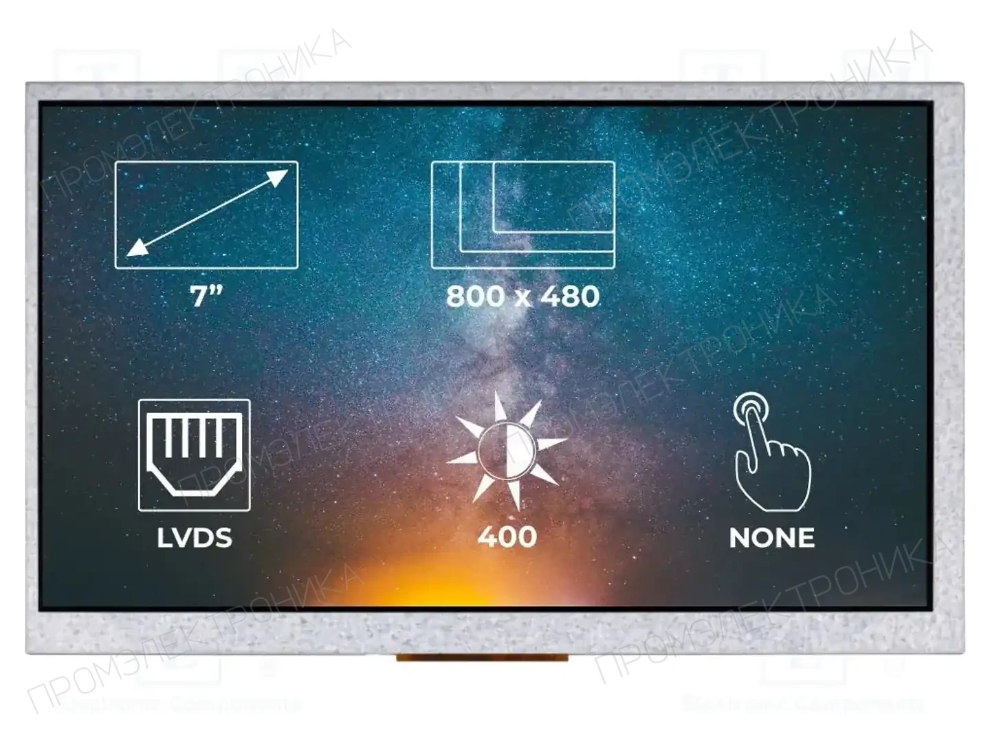 Riverdi SM-RVT70AQLNWN00 — Дисплеи TFT