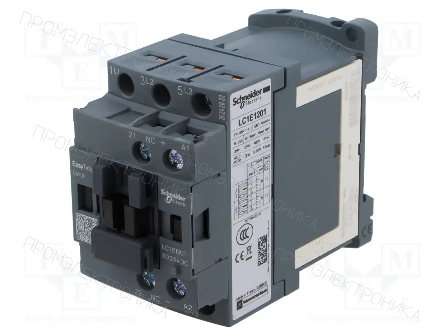 SCHNEIDER ELECTRIC LC1E1201BD — Контакторы - главные модули